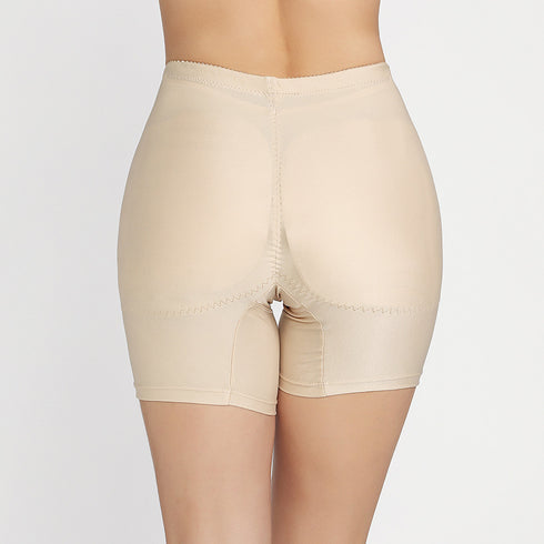 Breathable Mid Waisted Hip Pads Short Underwear for Women